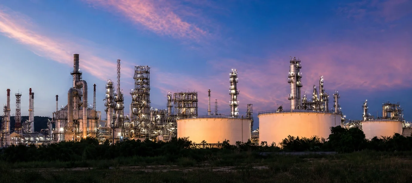 Manufacturing sector — refinery and process plant